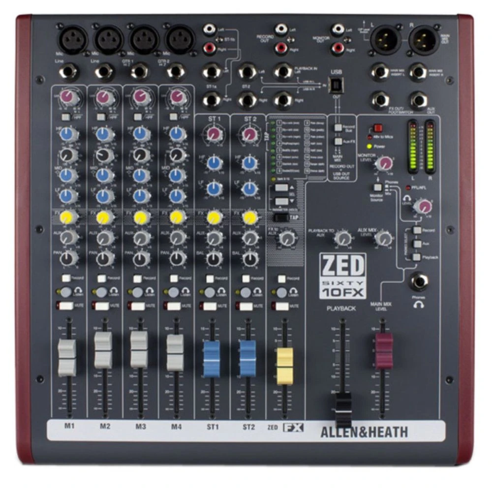 Allen And Heath ZED60-10FX/240X Multipurpose Mixer