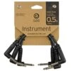 D'Addario Classic Series Patch Cable 3-pack 6 Inch