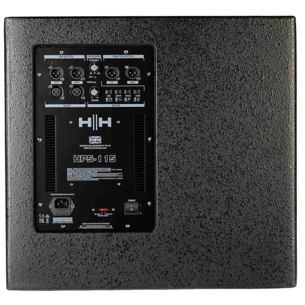 HH Electronics HPS115 Active 15" PA Subwoofer - Image 4