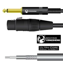 TGI Microphone Cable Xlr-jack 6m 20ft Premium Neutrick Connectors