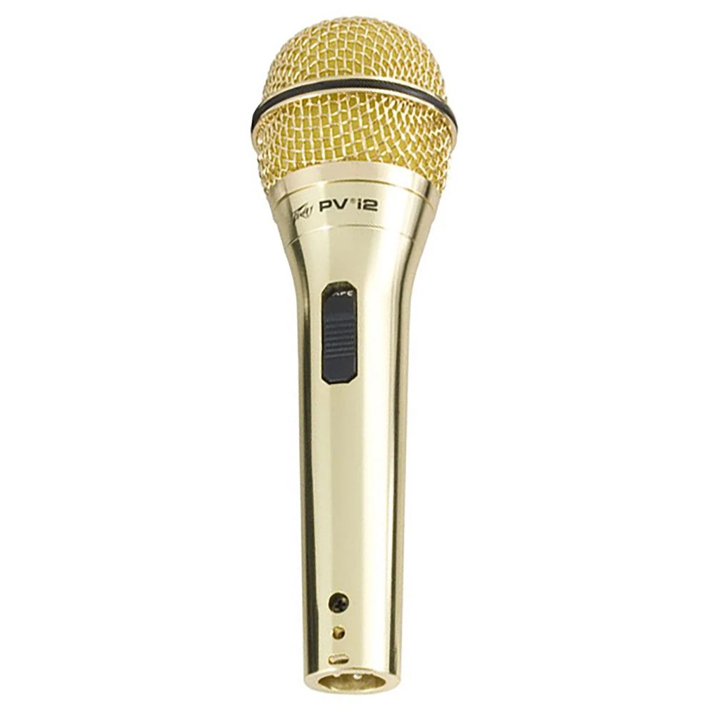 Peavey Pvi2 Dynamic Microphone XLR Gold Finish