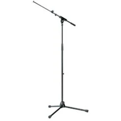 K&M Microphonestand Extendable Boom Topline Black