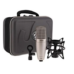 Shure KSM32/SL Cardioid Condenser Microphone Champagne Finish With Shock Mount And Bag