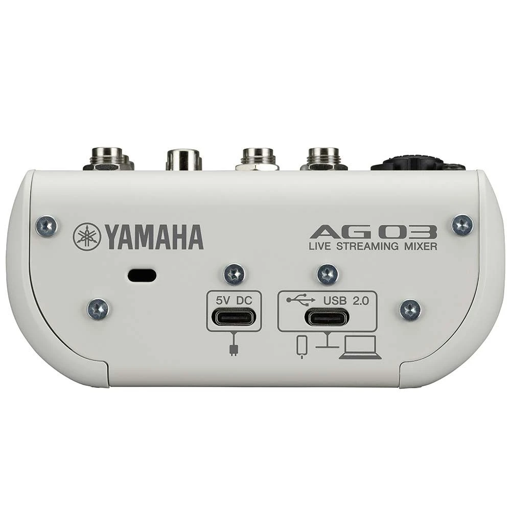 Yamaha AG03MK2 Live Streaming Mixer White - Image 3
