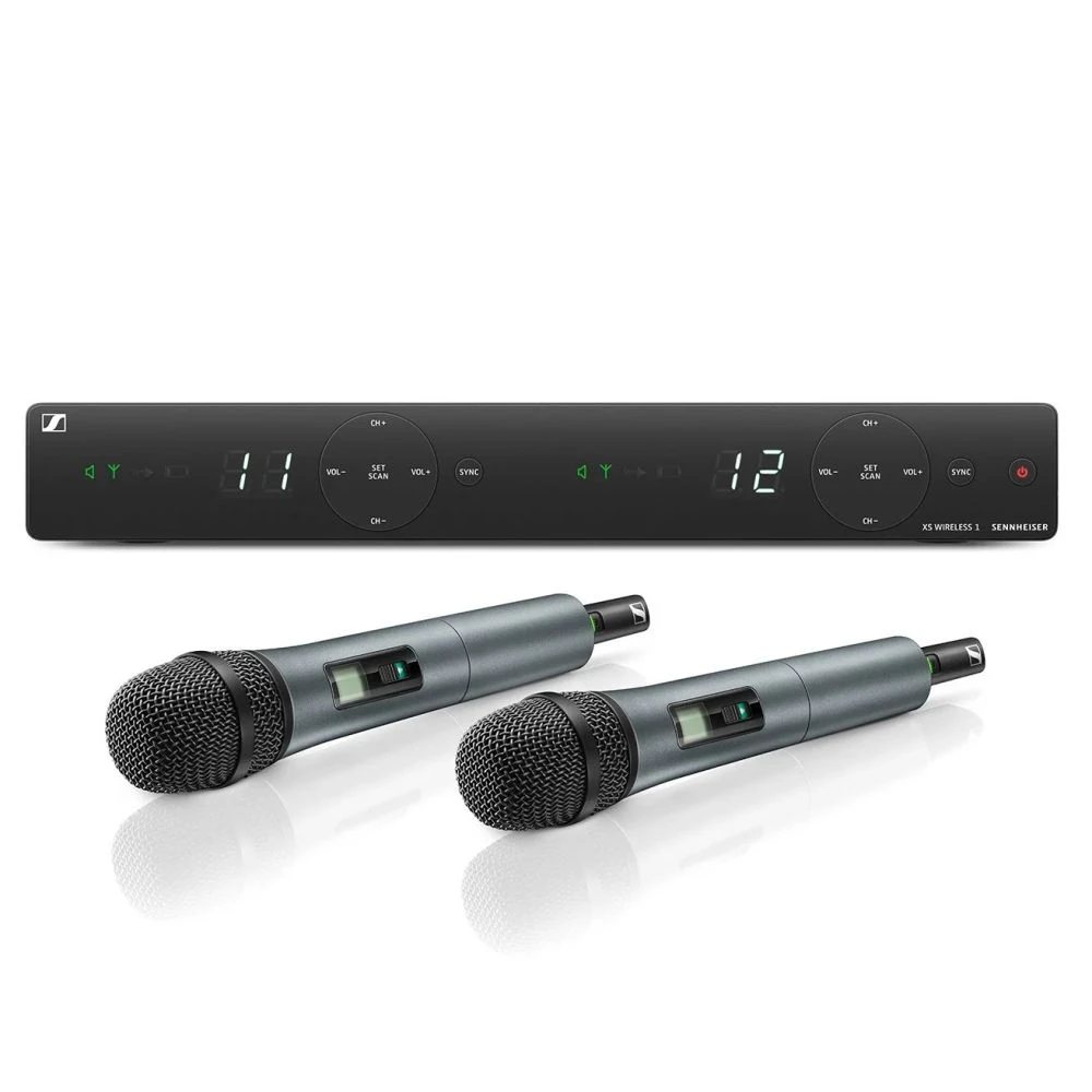 Sennheiser XSW 1-825-Dual-GB Wireless Vocal Mic Set, 606-630 MHz
