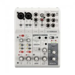 Yamaha AG06MK2 6-Channel Mixer With USB Interface, White