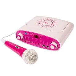 Easy Karaoke Ekg88 Bluetooth Karaoke Machine - Pink