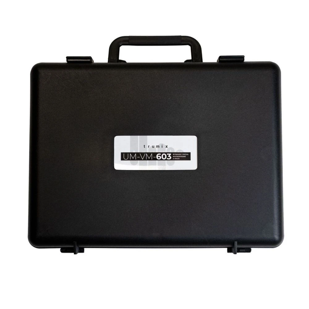 Trumix UM-VM-603 Dynamic Vocal Mic 3 Pack In Case - Image 3