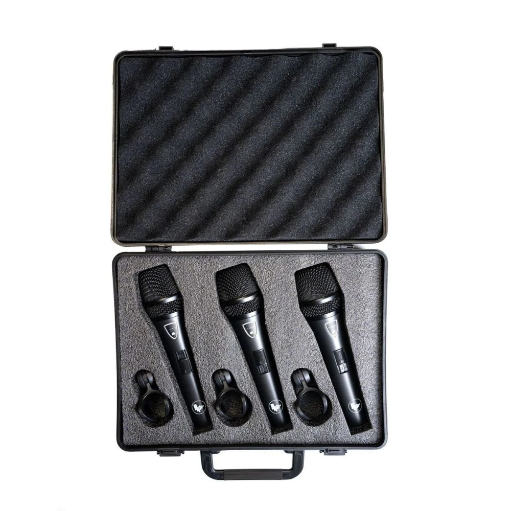 Trumix UM-VM-603 Dynamic Vocal Mic 3 Pack In Case