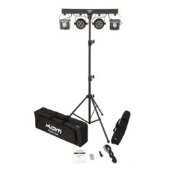 Kam Party Set Inc Lights, Stand And Carry Bags