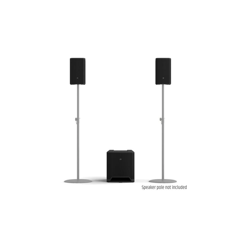 LD Systems Dave 12 G4X Compact 2.1 Powered PA System - Image 4