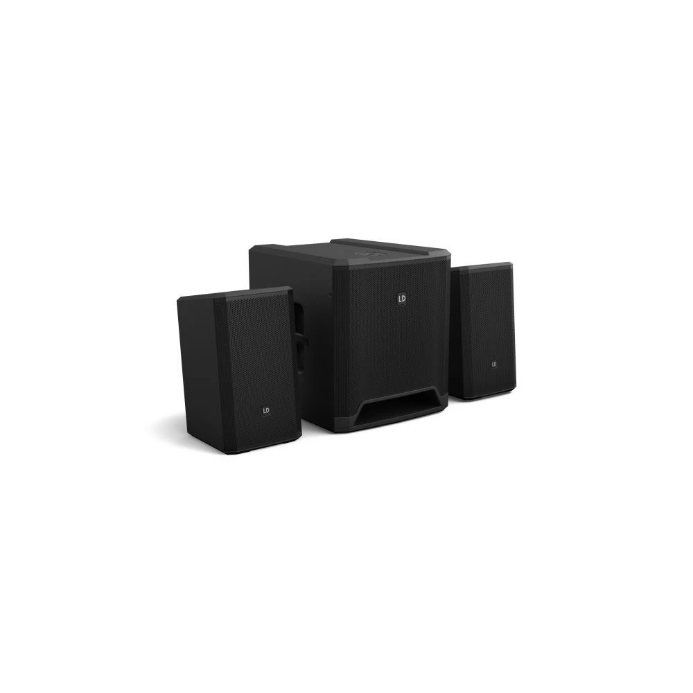 LD Systems Dave 12 G4X Compact 2.1 Powered PA System - Image 2