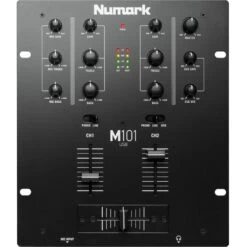 Numark M101 USB DJ Mixer, Black