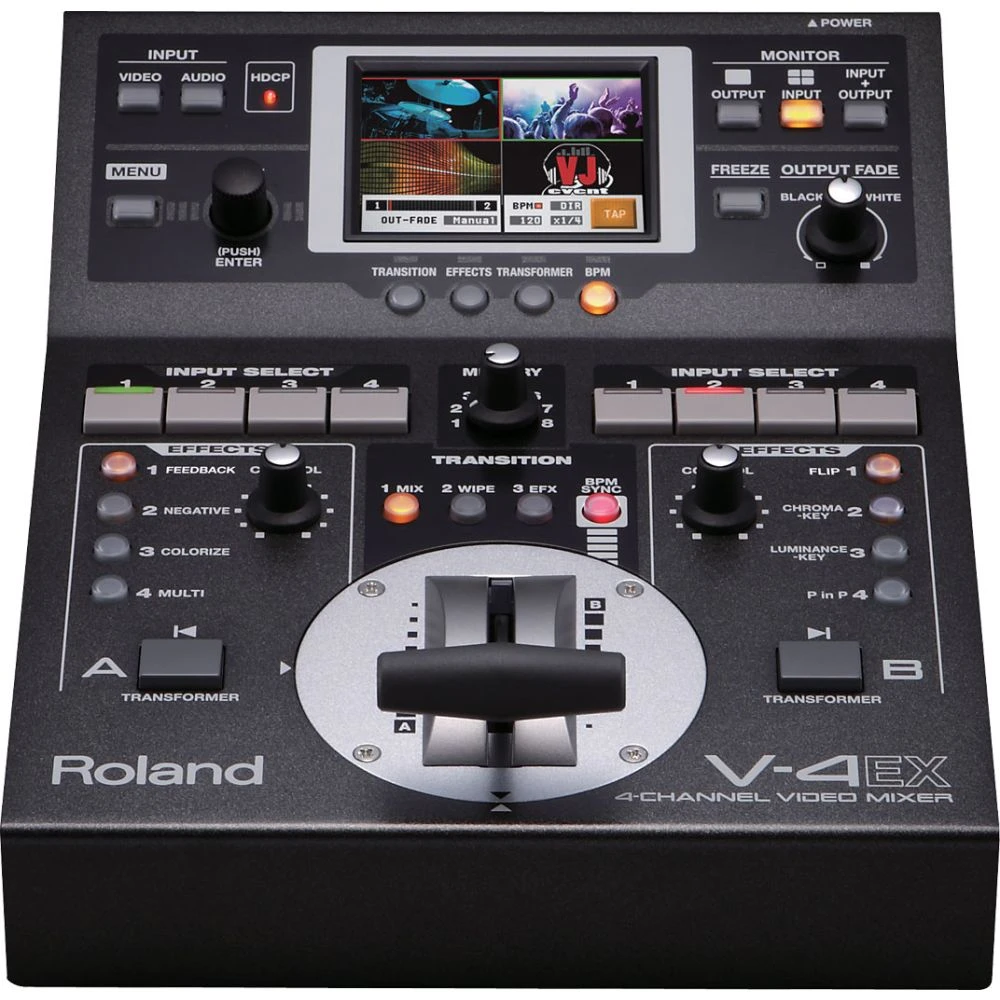 Roland V-4EX 4-channel Digital Video Mixer With Effects