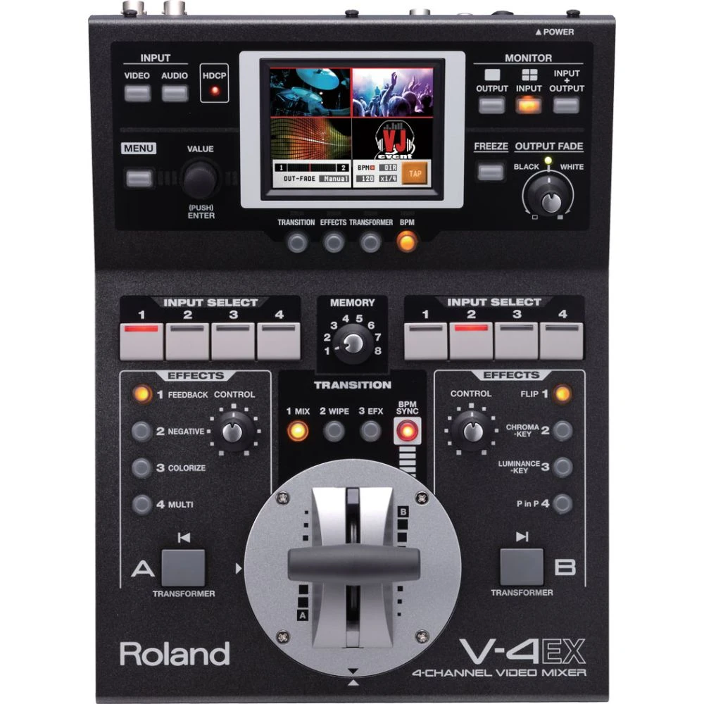 Roland V-4EX 4-channel Digital Video Mixer With Effects - Image 3