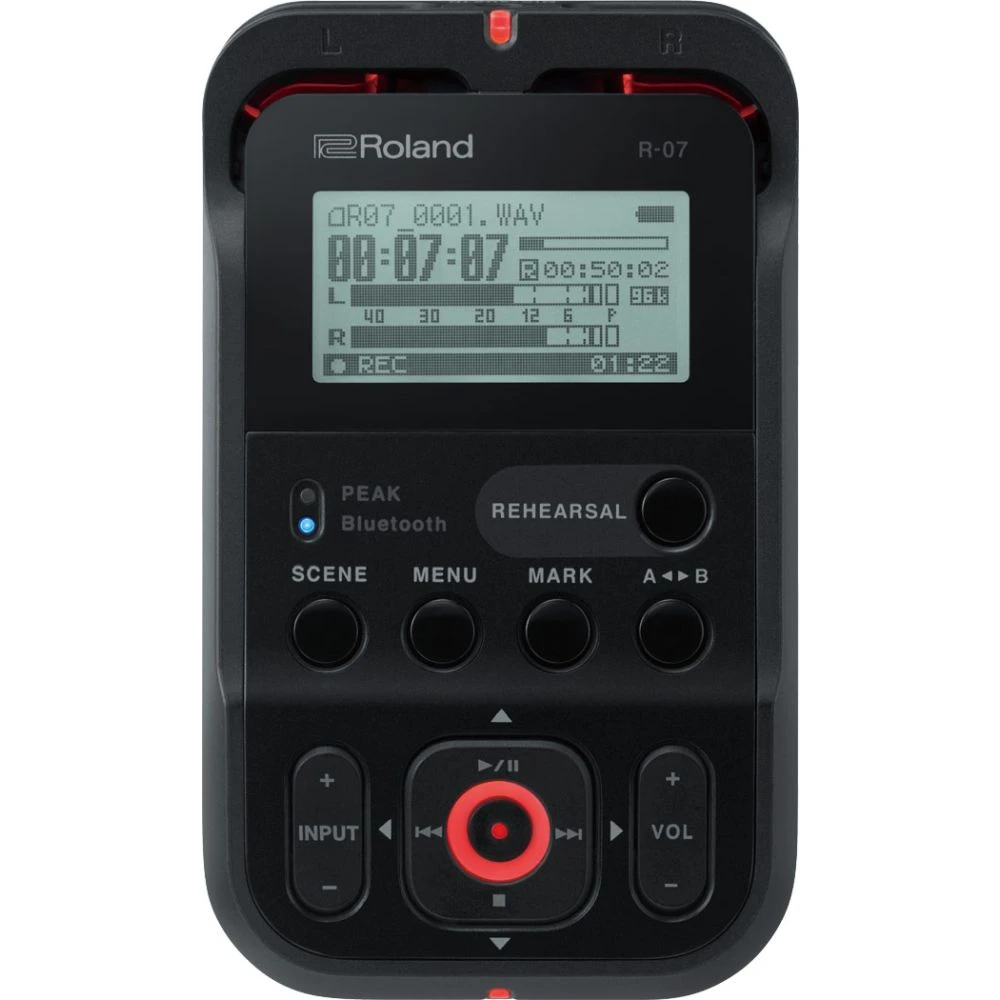 B-Stock Roland R07 Portable Audio Recorder Black