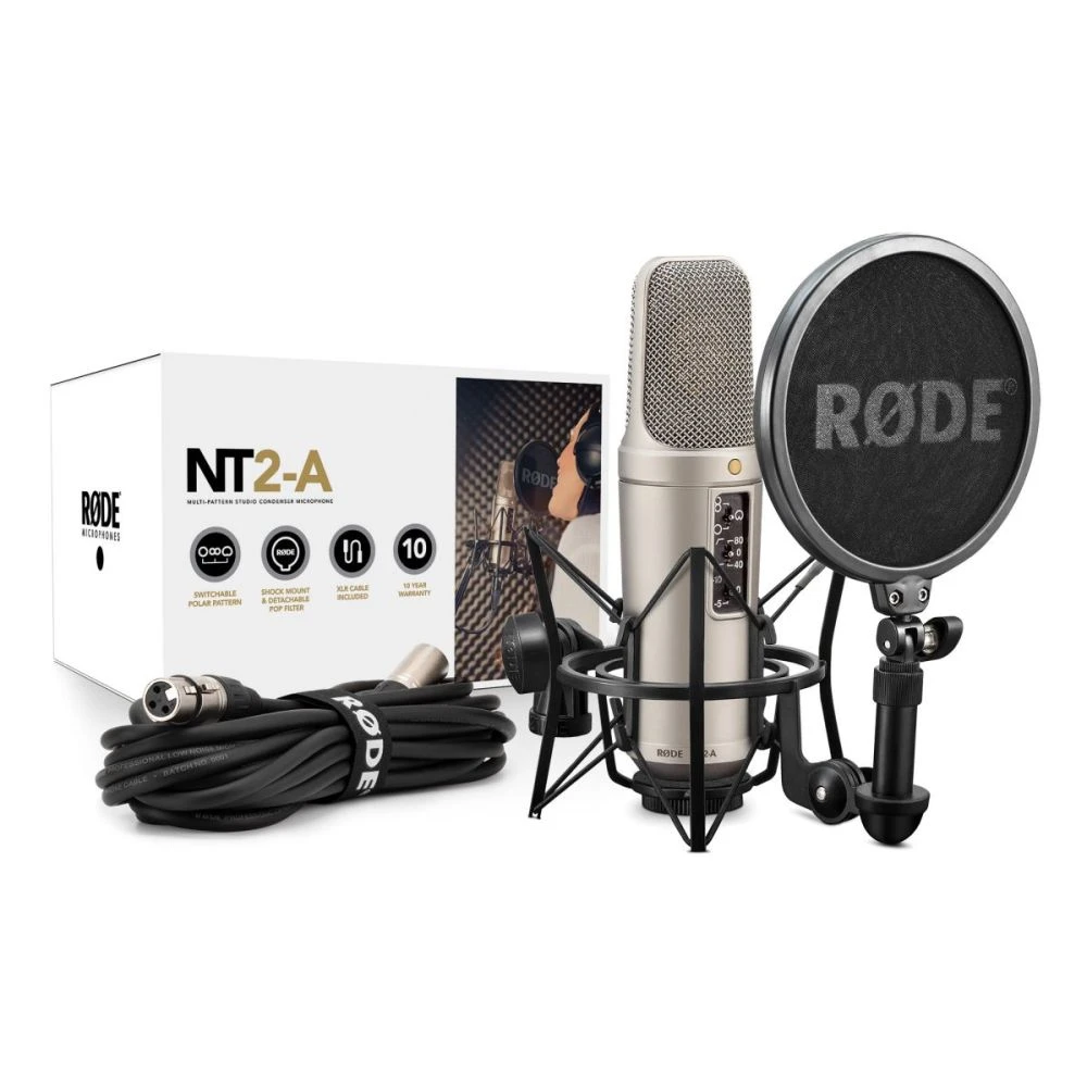 Rode NT2-A Studio Condenser Microphone Bundle