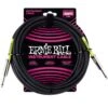 Ernie Ball 6046 6m / 20ft Instrument Cable Black S-s