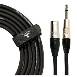 TOURTECH XLR Male To Stereo 1/4 Jack Cable, 6m