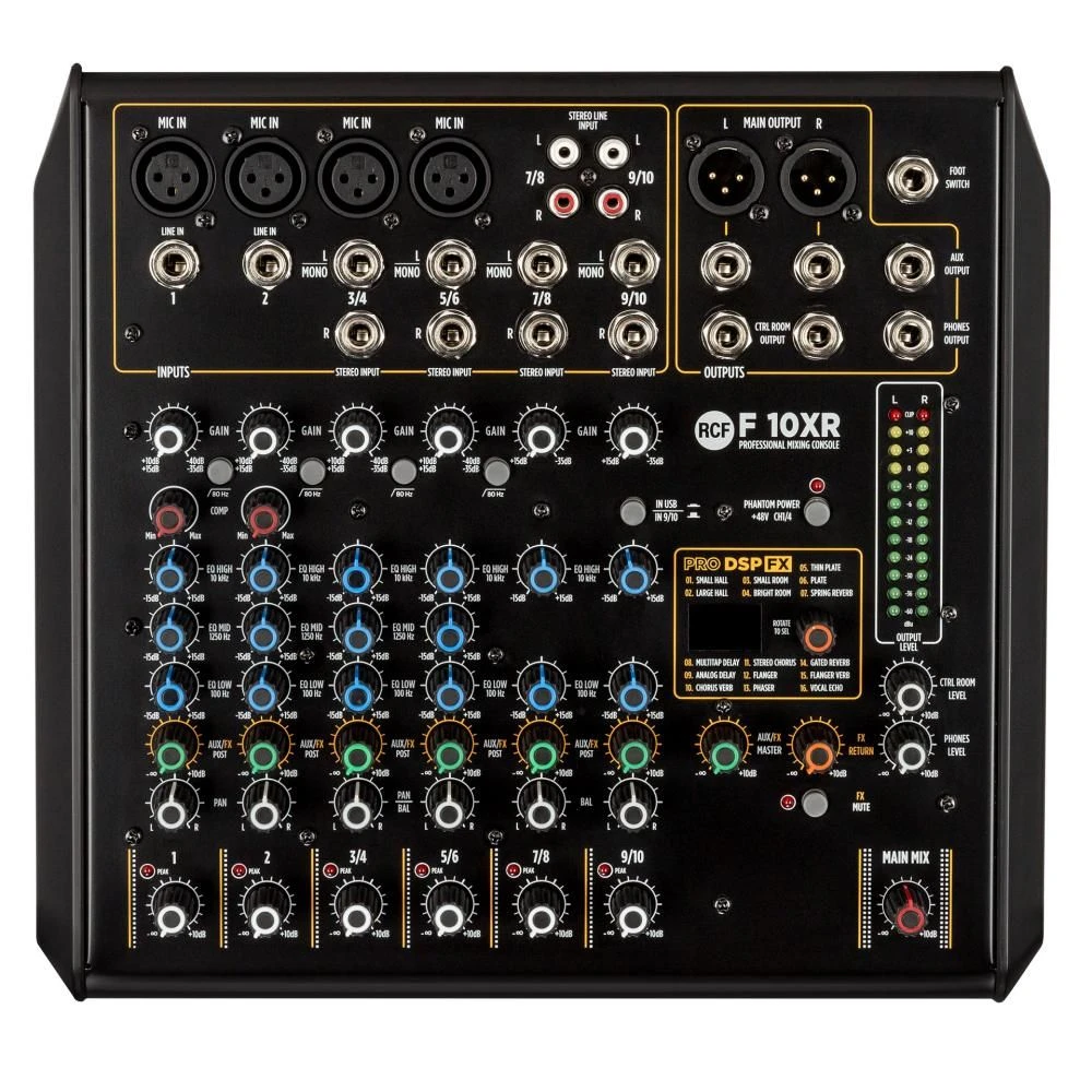 B-Stock RCF F10XR 10-Channel Studio Mixing Console - Image 3