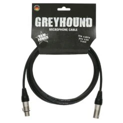 Klotz 5m Greyhound XLR Microphone Cable Black