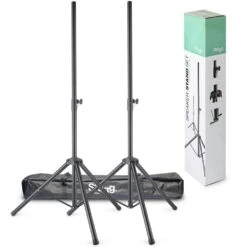 Stagg SPS-0620 BK PA Speaker Stands With Carry Bag