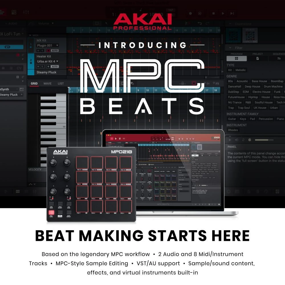 Akai Professional MPD218 USB MIDI Pad Controller - Image 4