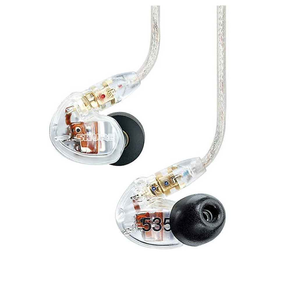 Shure SE-535 In Ear Headphones, Clear - Image 4