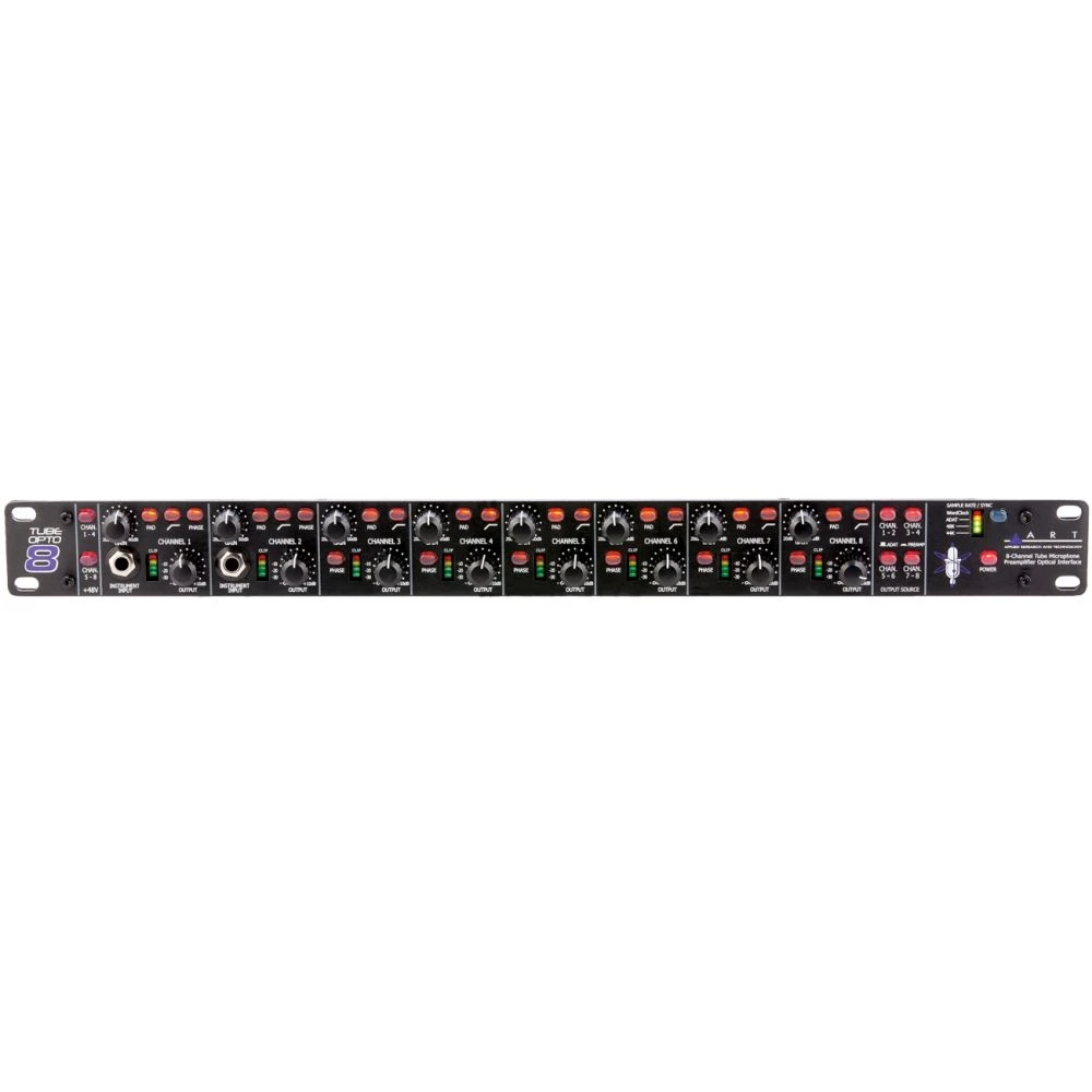 *art ART TubeOpto8 8 Channel Mic Preamp - Image 3